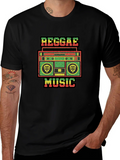 Reggae Music Black T-Shirt product image 1