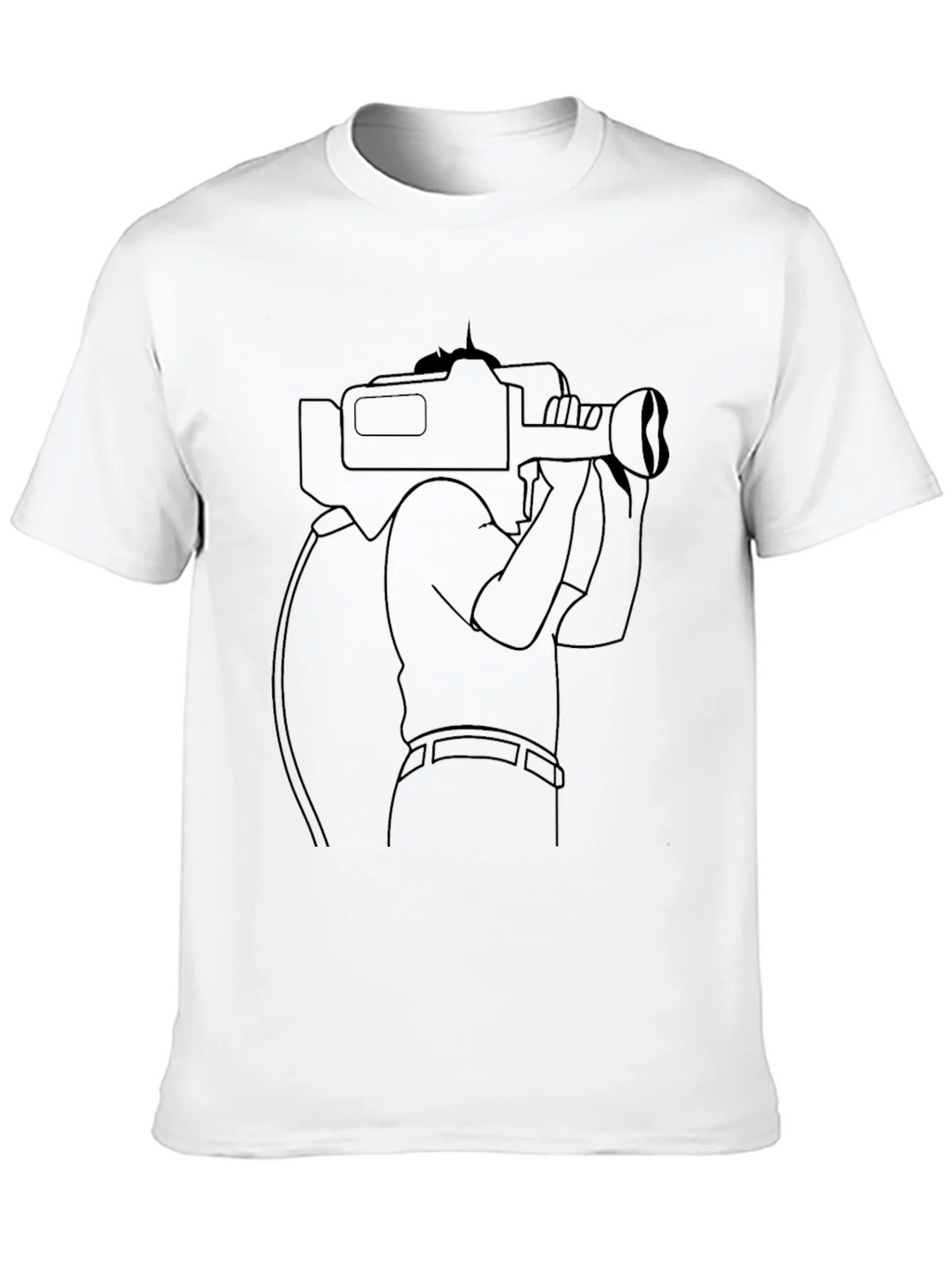 Cameraman Graphic T-Shirt - Black product image 9