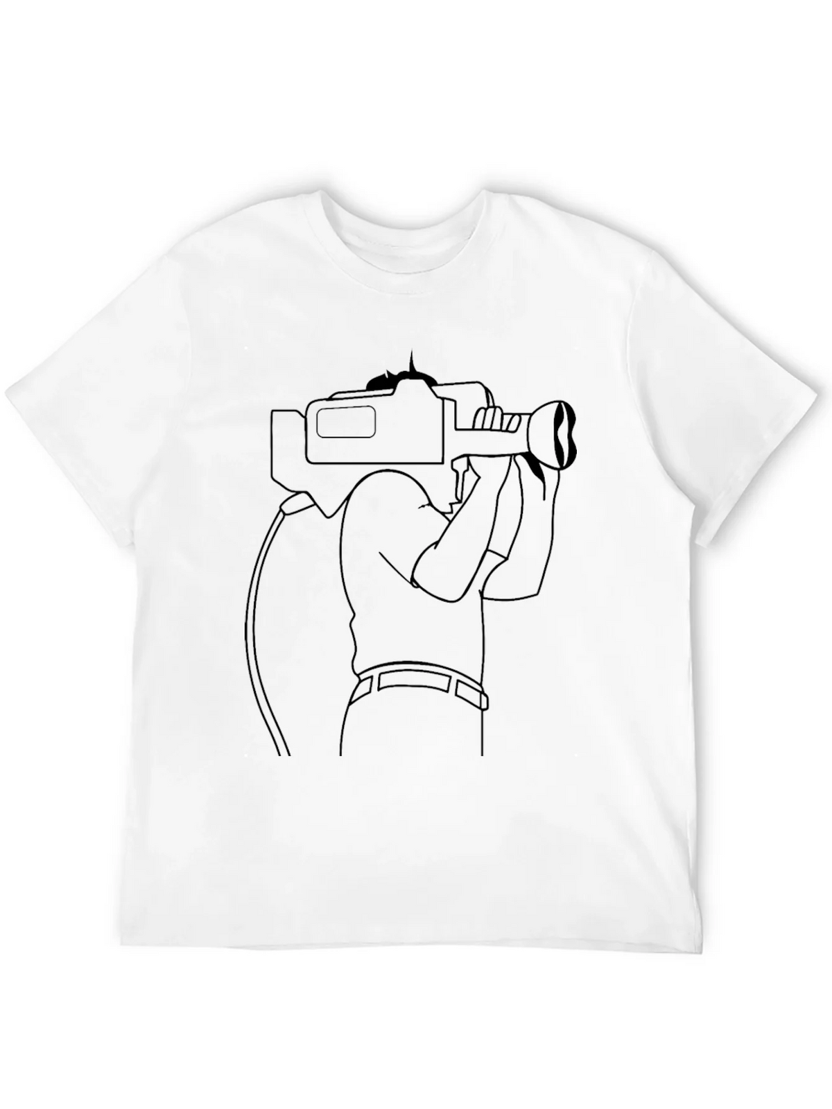Cameraman Graphic T-Shirt - Black product image 11