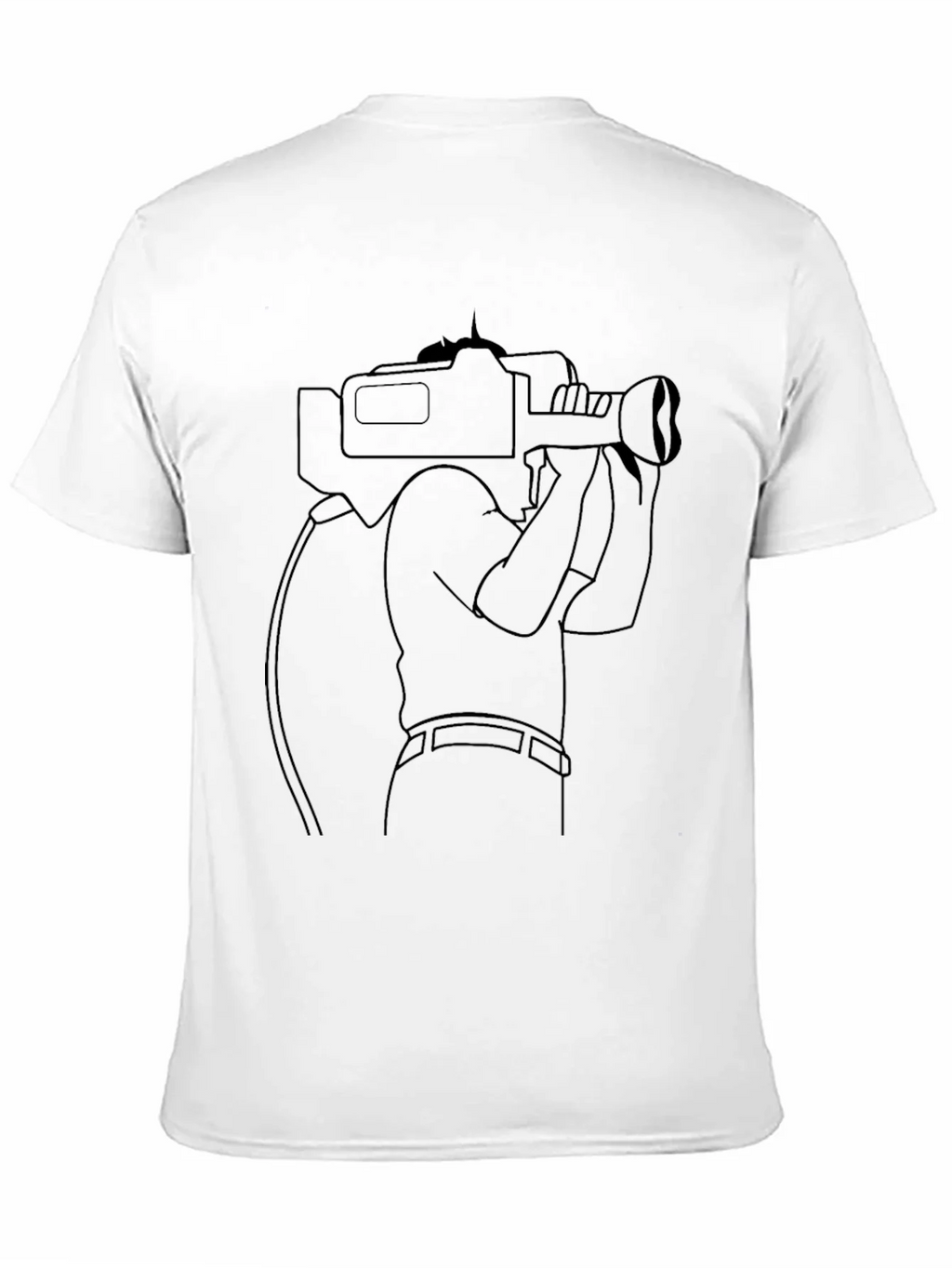 Cameraman Graphic T-Shirt - Black product image 10