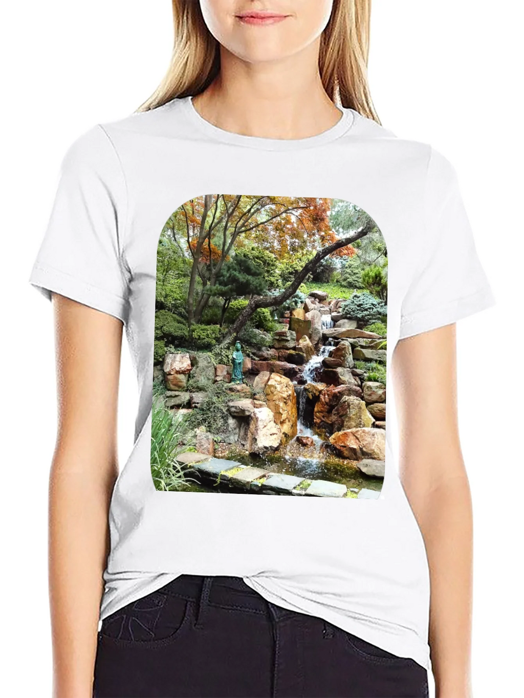 Waterfall Graphic Tee - Nature Lovers T-Shirt product image 6