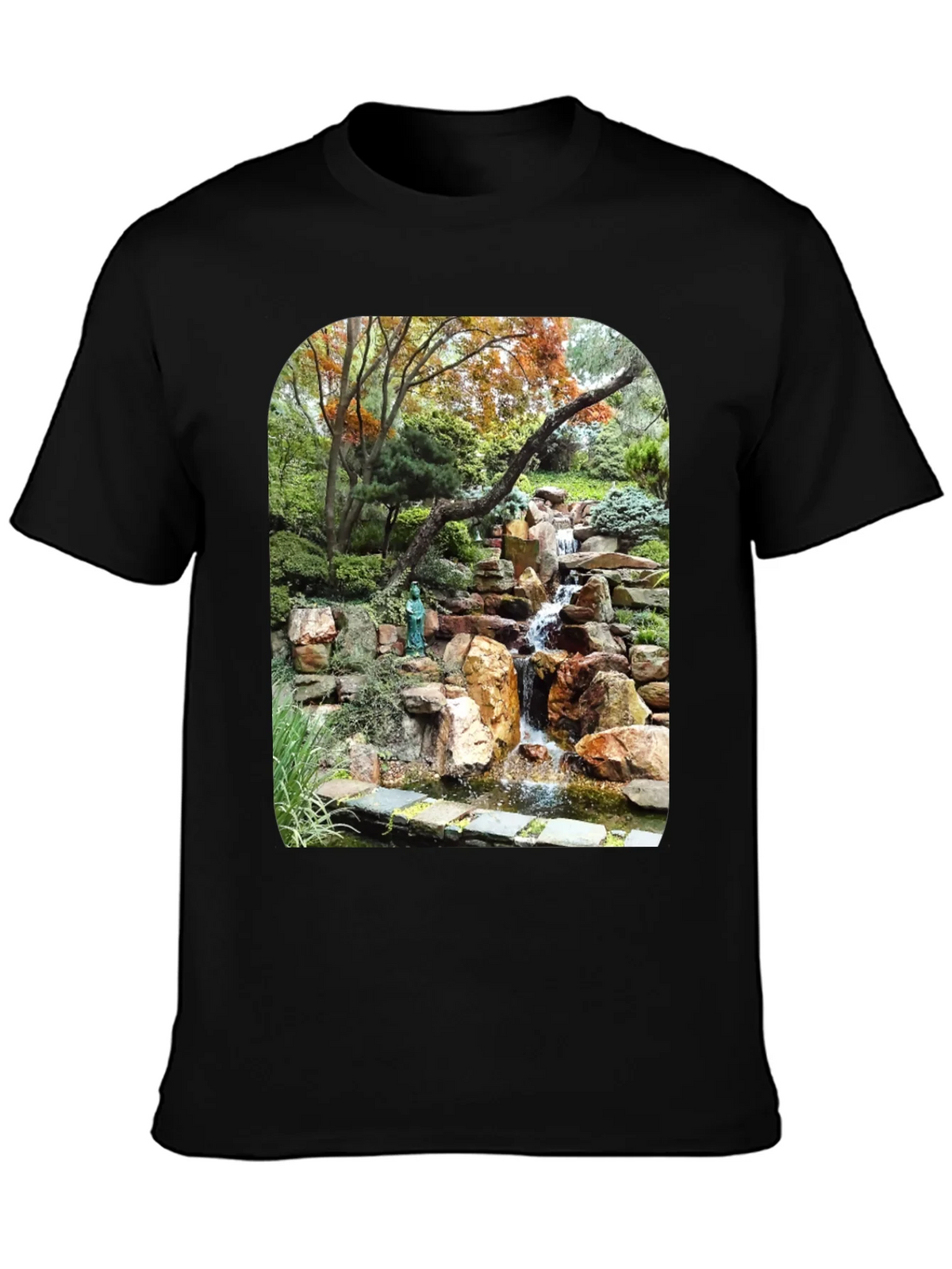 Waterfall Graphic Tee - Nature Lovers T-Shirt product image 2