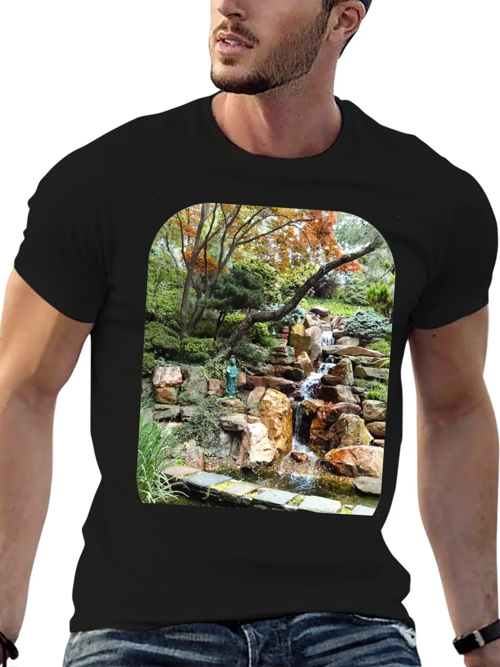 Waterfall Graphic Tee - Nature Lovers T-Shirt product image 4
