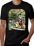 Waterfall Graphic Tee - Nature Lovers T-Shirt product image 1