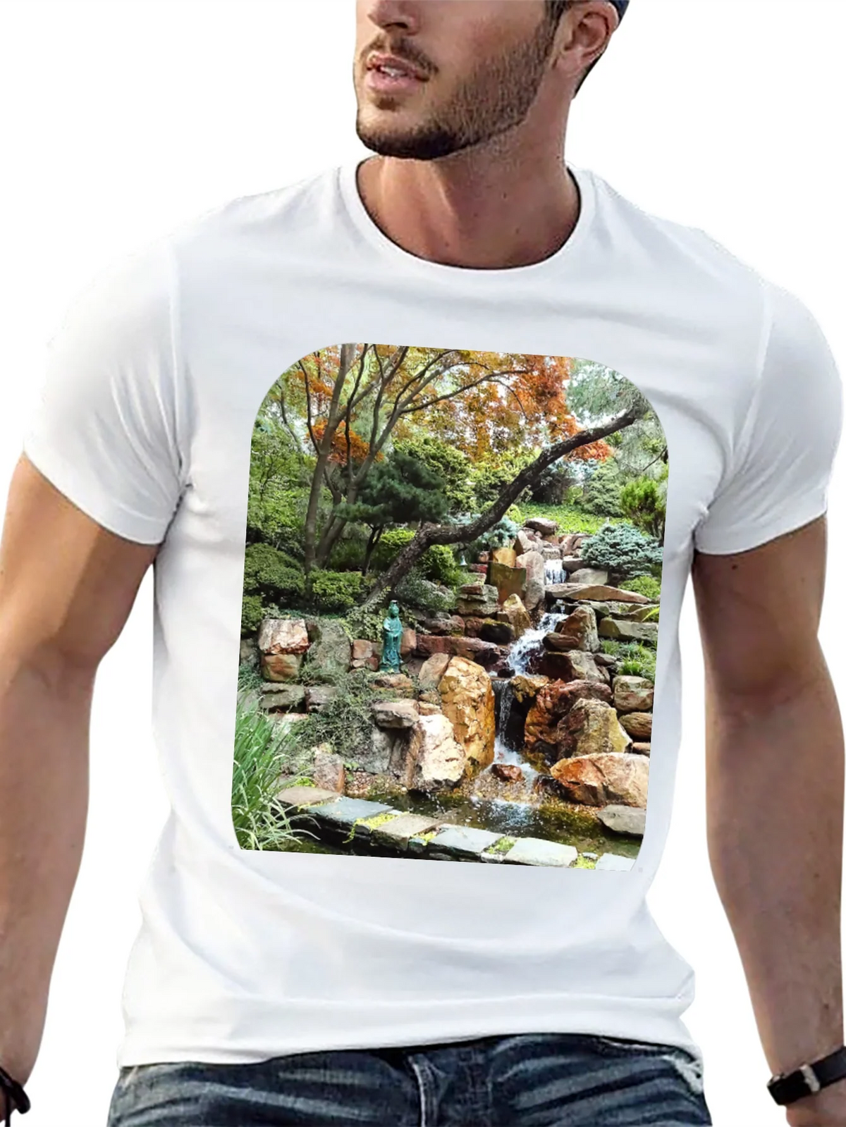Waterfall Graphic Tee - Nature Lovers T-Shirt product image 10
