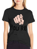 Youre Next T-Shirt - Pointing Finger Graphic Tee product image 1
