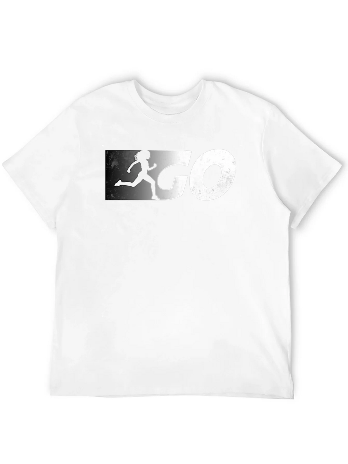 Go Runner Graphic Tee - Black Cotton T-Shirt product image 11