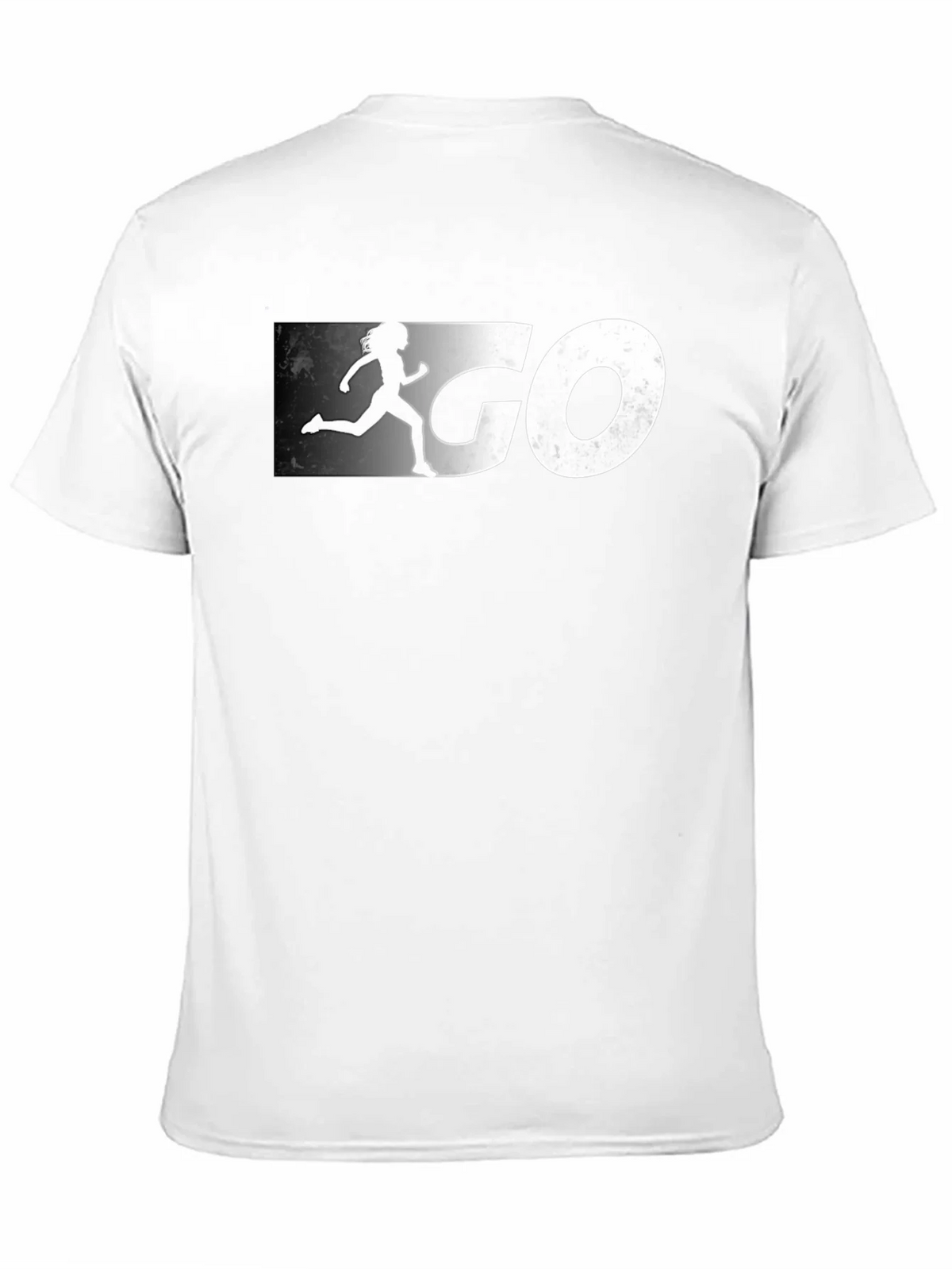 Go Runner Graphic Tee - Black Cotton T-Shirt product image 10