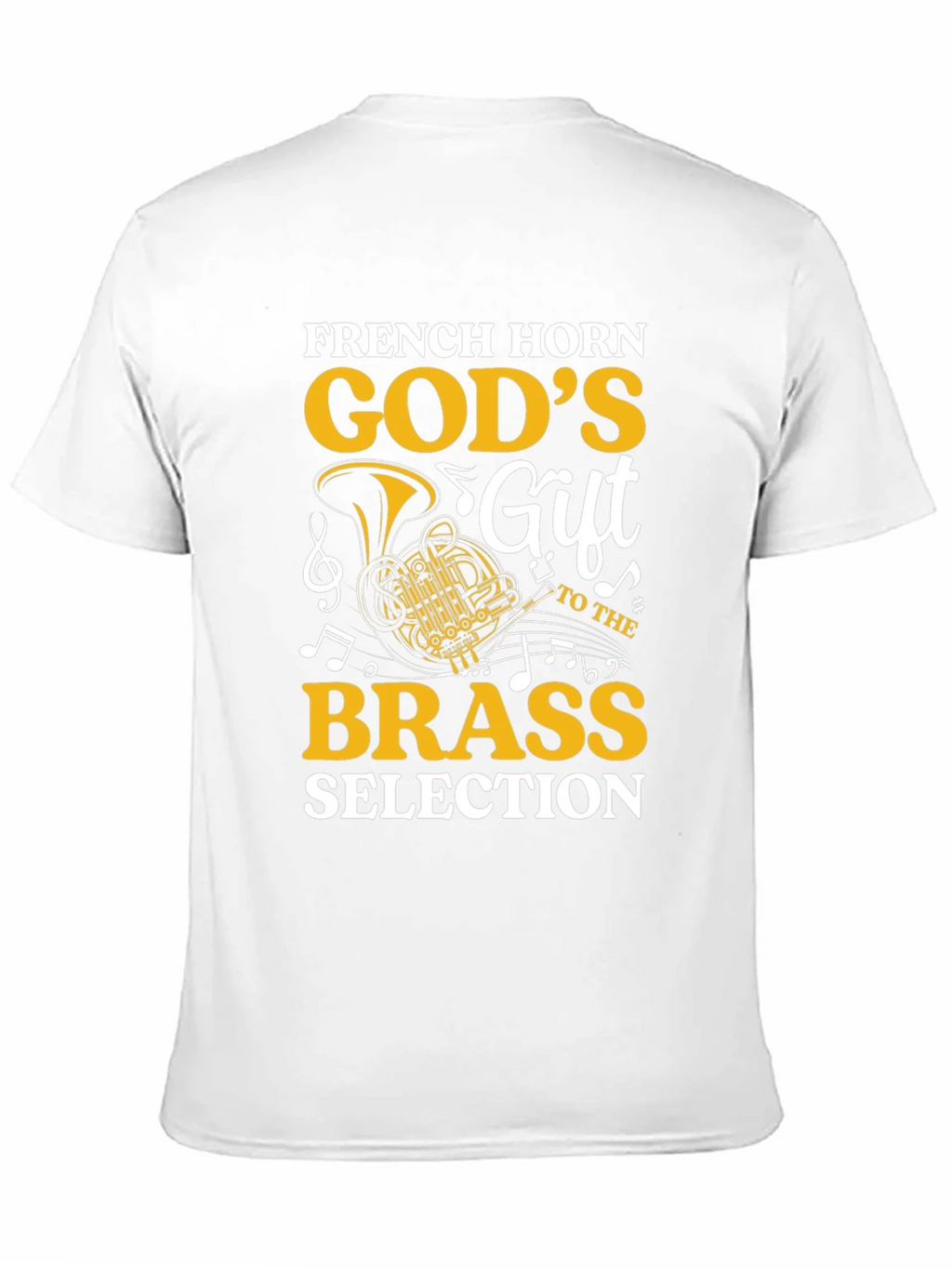 French Horn Gods Gift Brass Music Lover T-Shirt product image 10