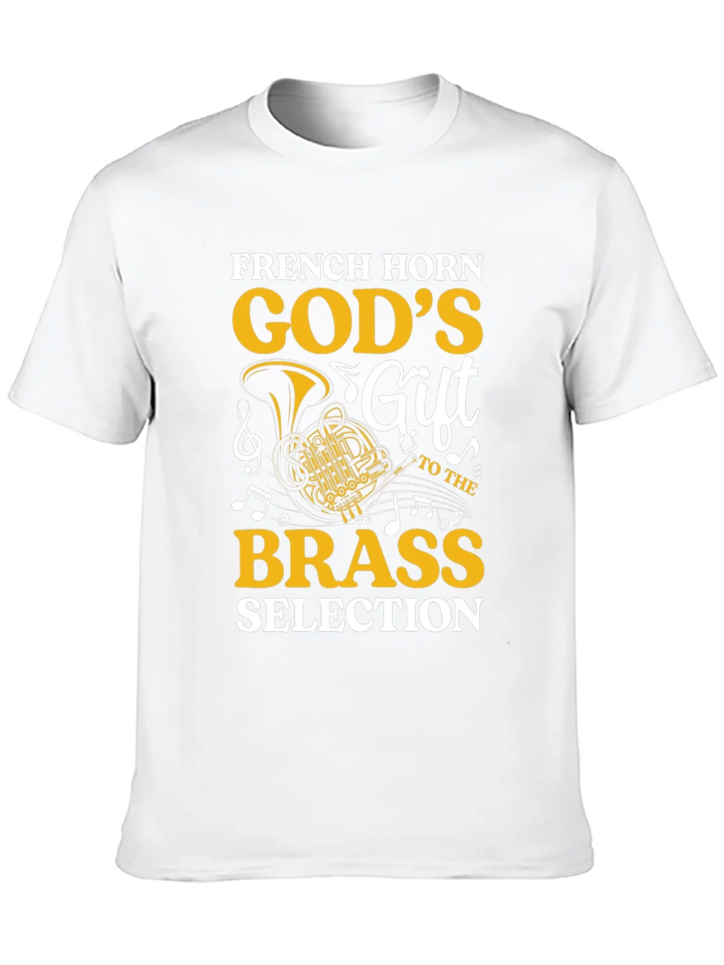 French Horn Gods Gift Brass Music Lover T-Shirt product image 9