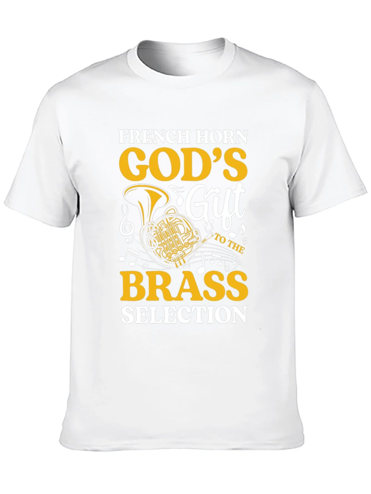 French Horn Gods Gift Brass Music Lover T-Shirt product image 9