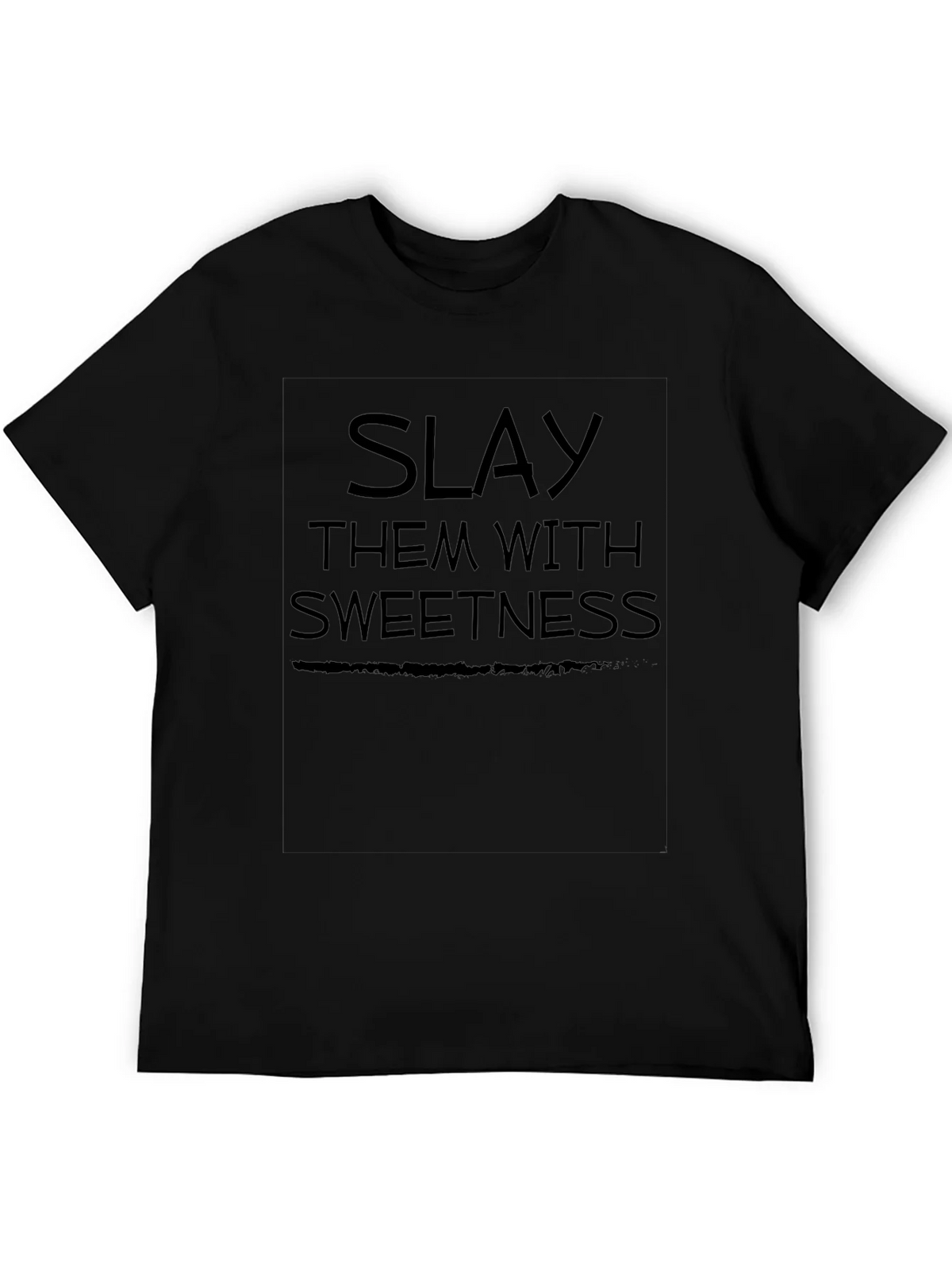 Slay Them With Sweetness Graphic Tee - Black product image 5