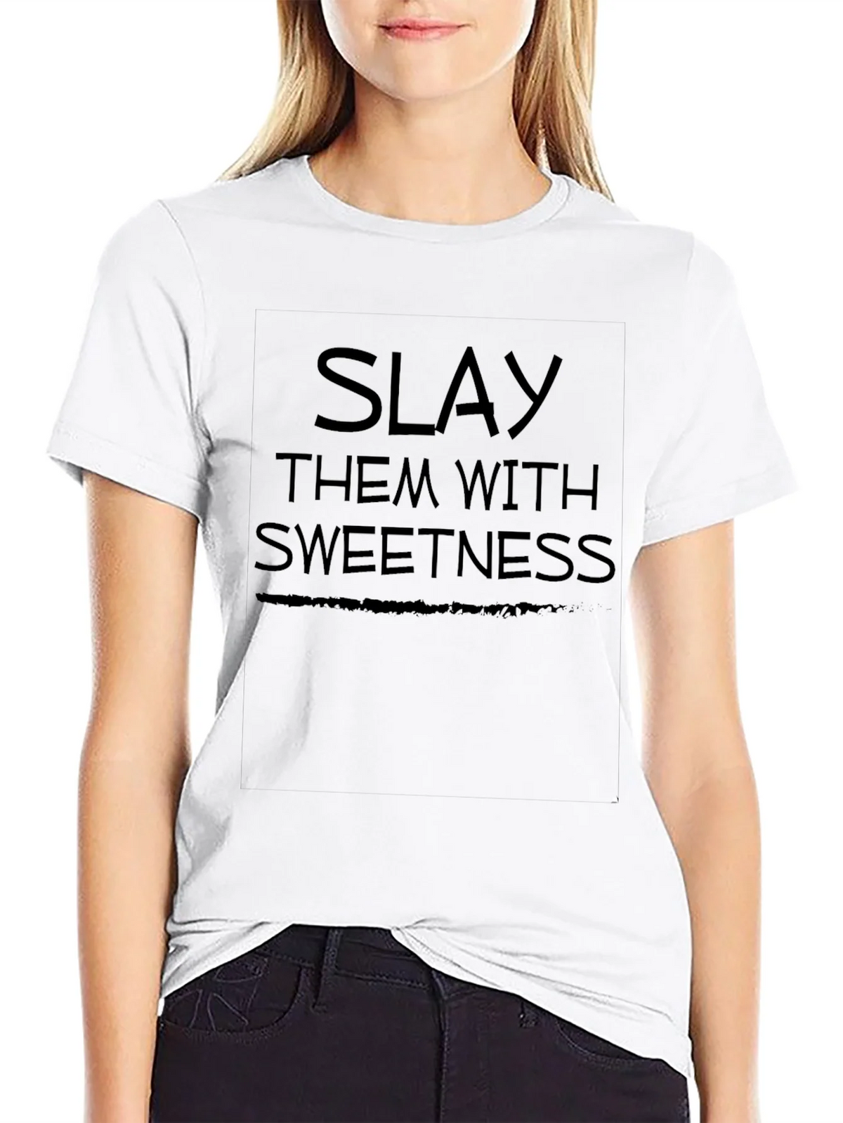 Slay Them With Sweetness Graphic Tee - Black product image 8