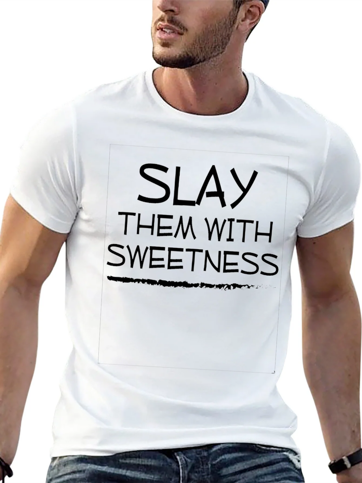 Slay Them With Sweetness Graphic Tee - Black product image 12