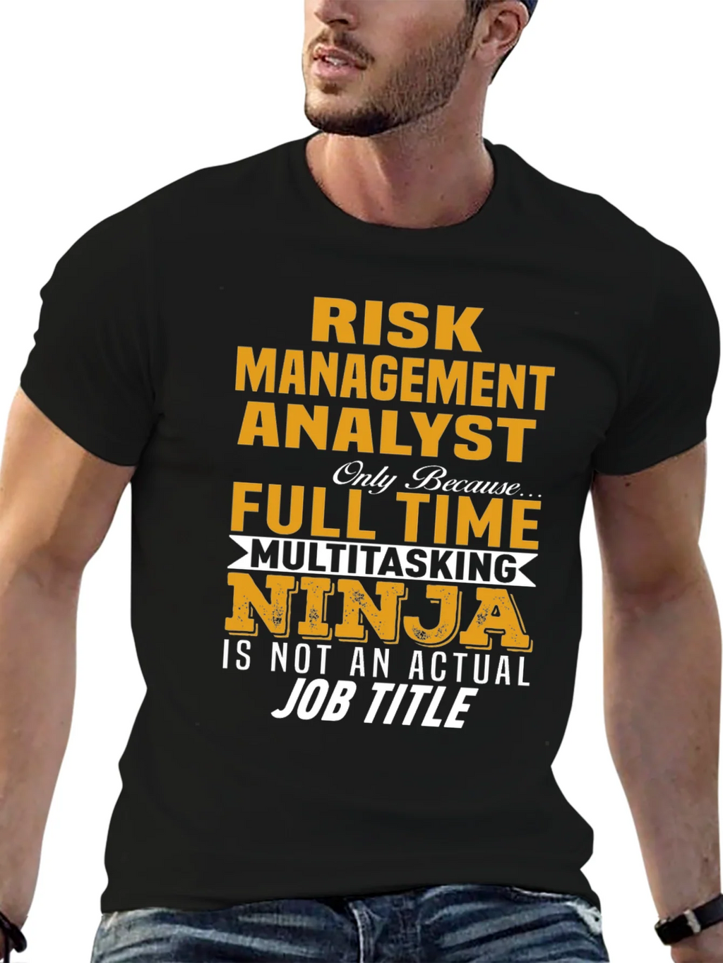 Risk Management Analyst T-Shirt - Multitasking Ninja product image 5