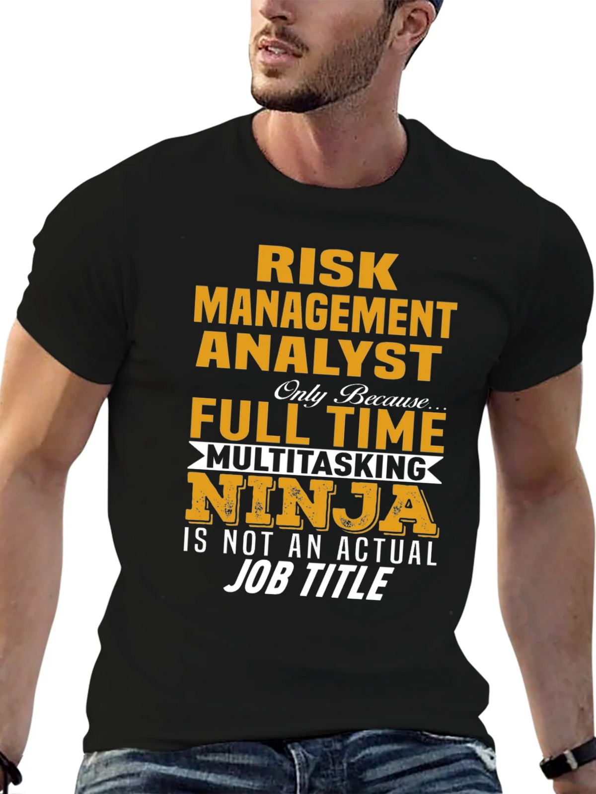 Risk Management Analyst T-Shirt - Multitasking Ninja product image 5