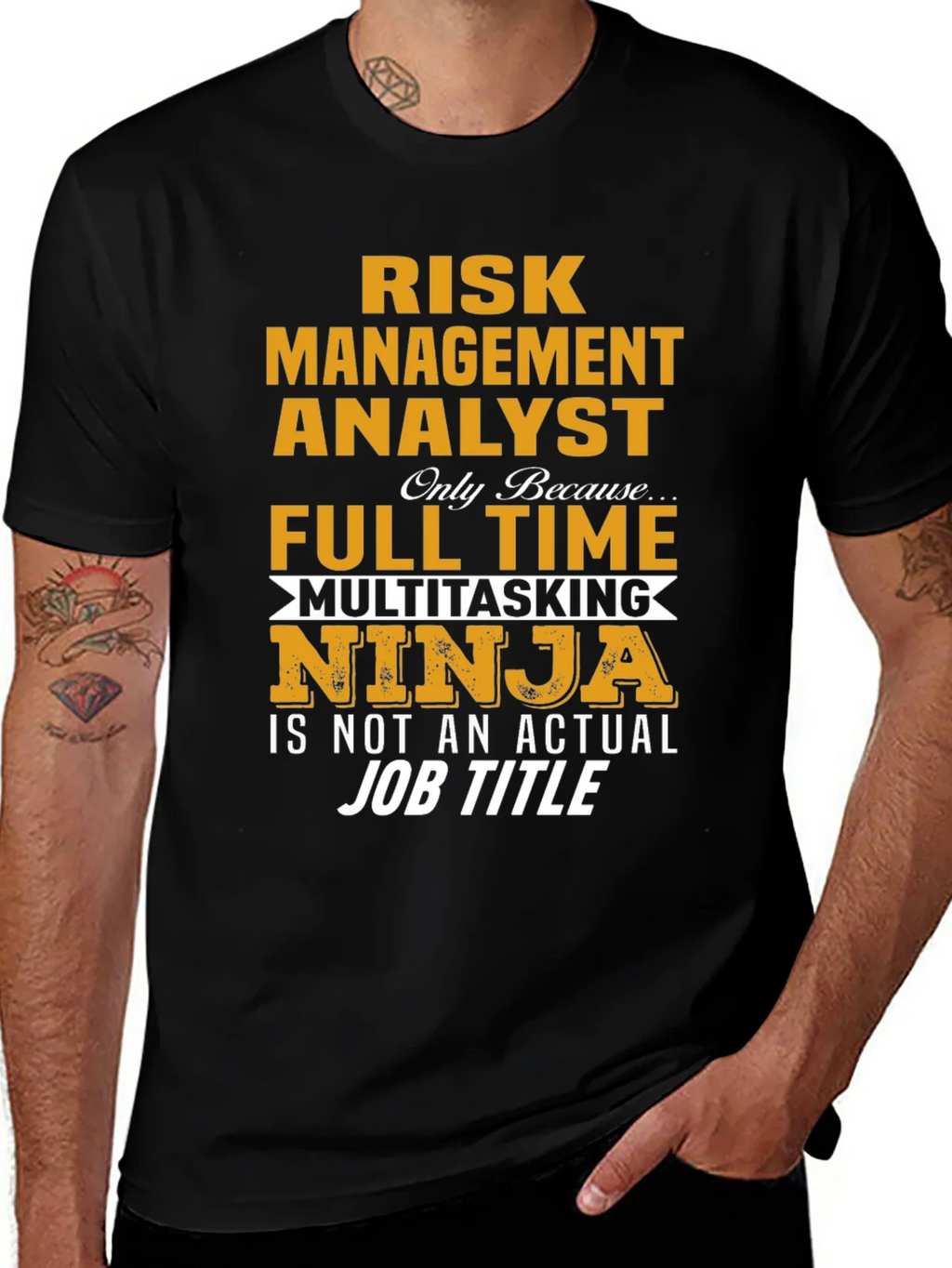 Risk Management Analyst T-Shirt - Multitasking Ninja product image 1