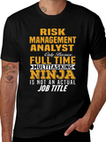 Risk Management Analyst T-Shirt - Multitasking Ninja product image 1