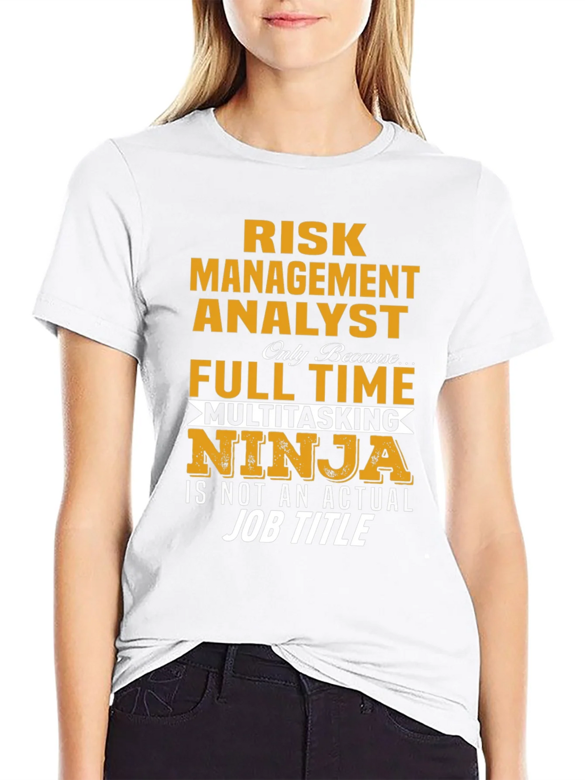 Risk Management Analyst T-Shirt - Multitasking Ninja product image 7