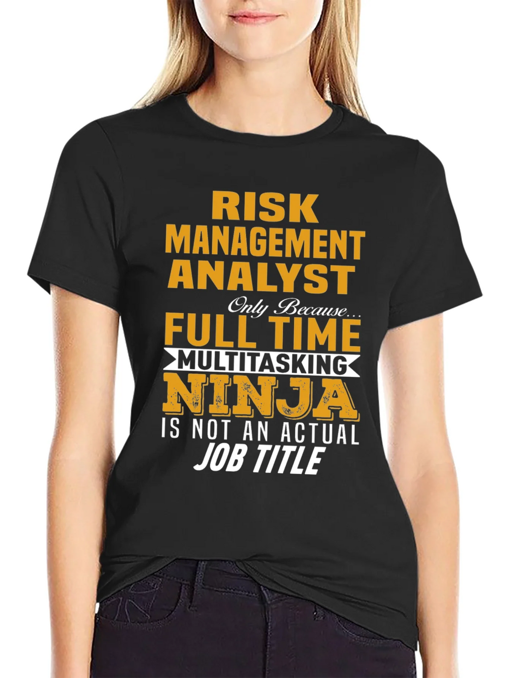 Risk Management Analyst T-Shirt - Multitasking Ninja product image 2