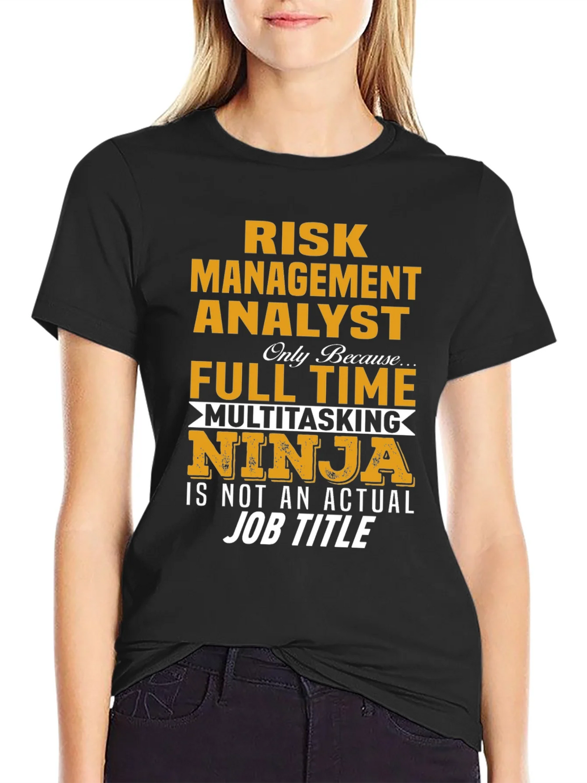 Risk Management Analyst T-Shirt - Multitasking Ninja product image 2