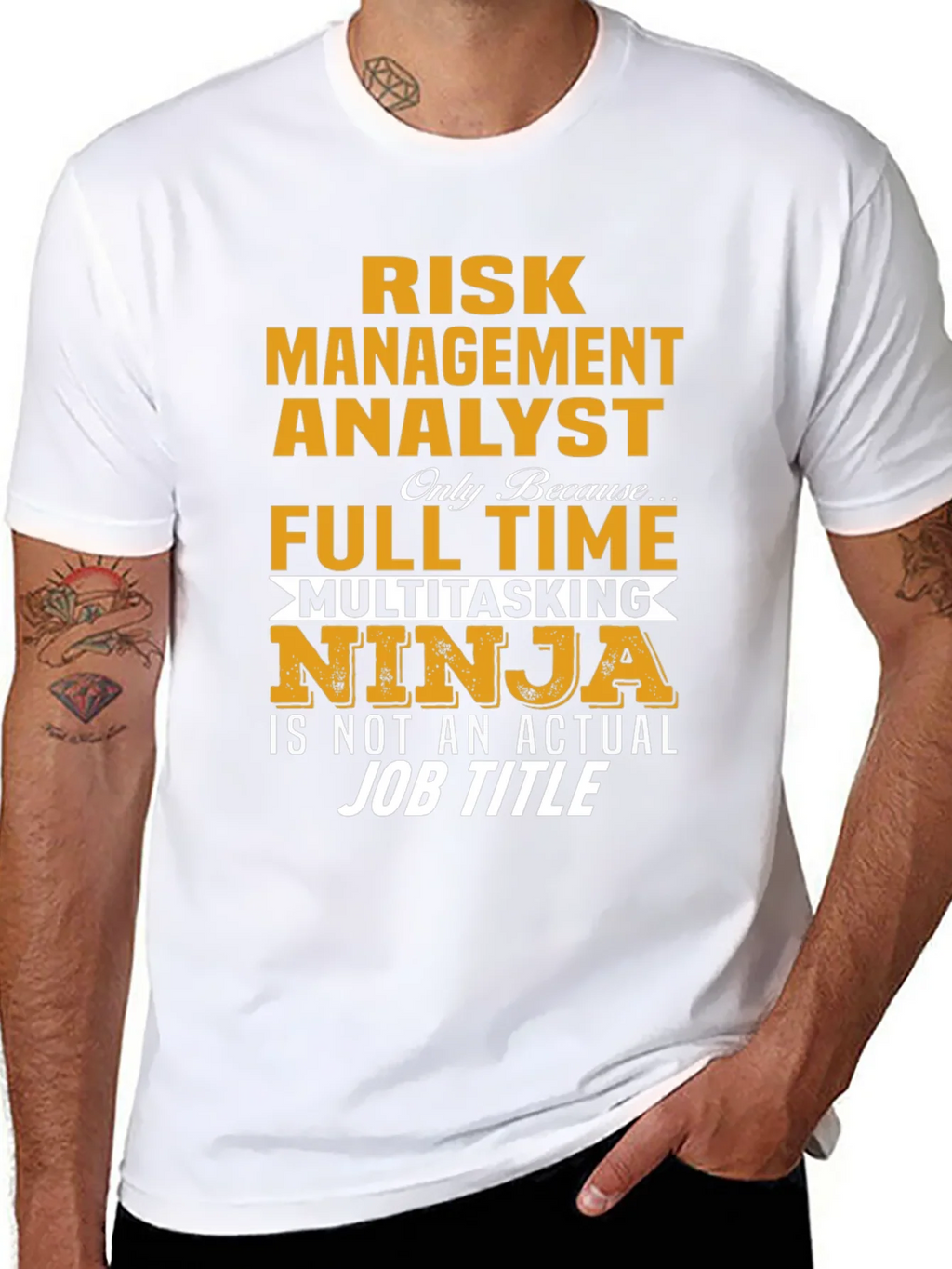 Risk Management Analyst T-Shirt - Multitasking Ninja product image 6