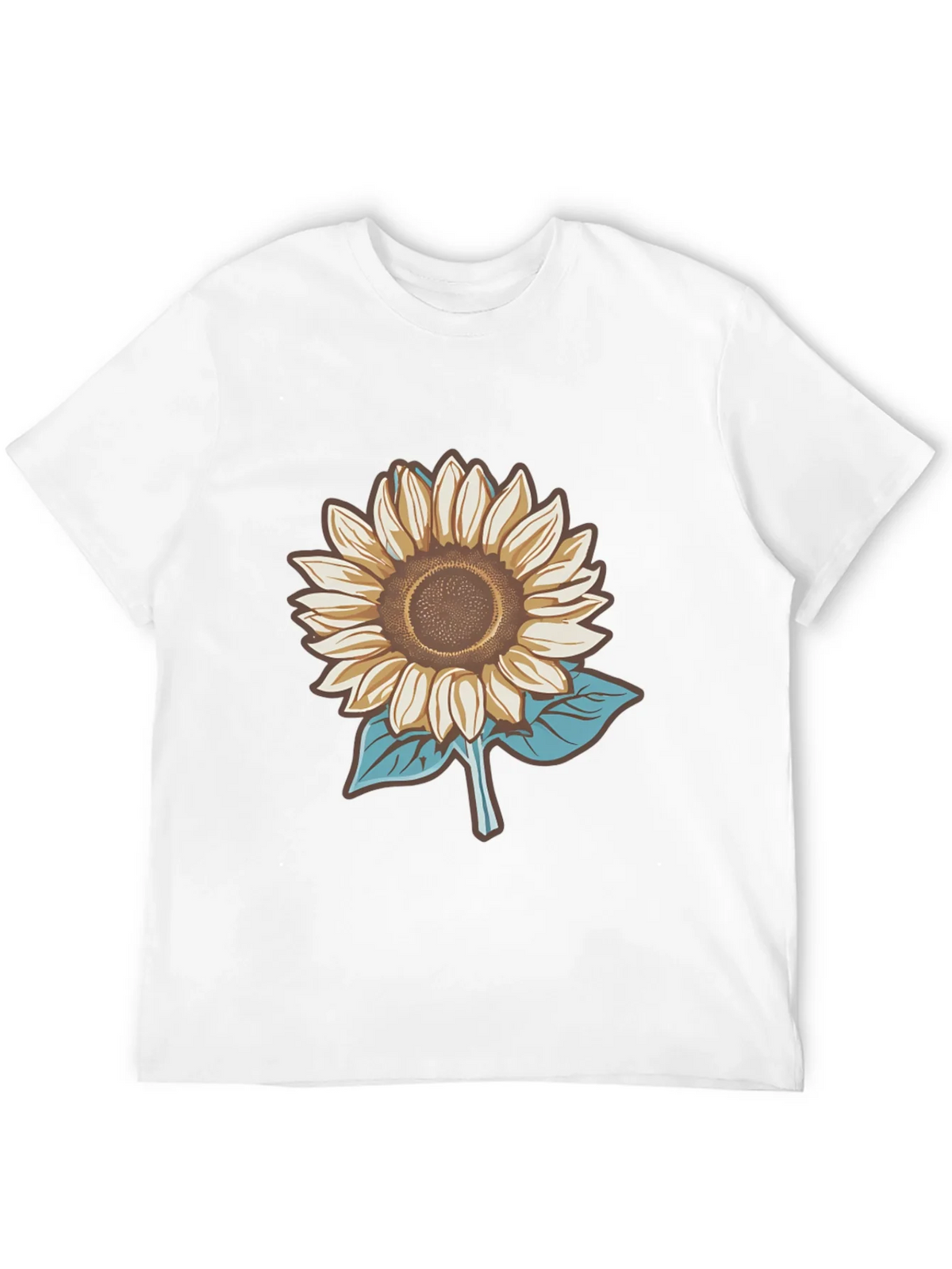 Sunflower Graphic Tee - Stylish Mens Black T-Shirt product image 11