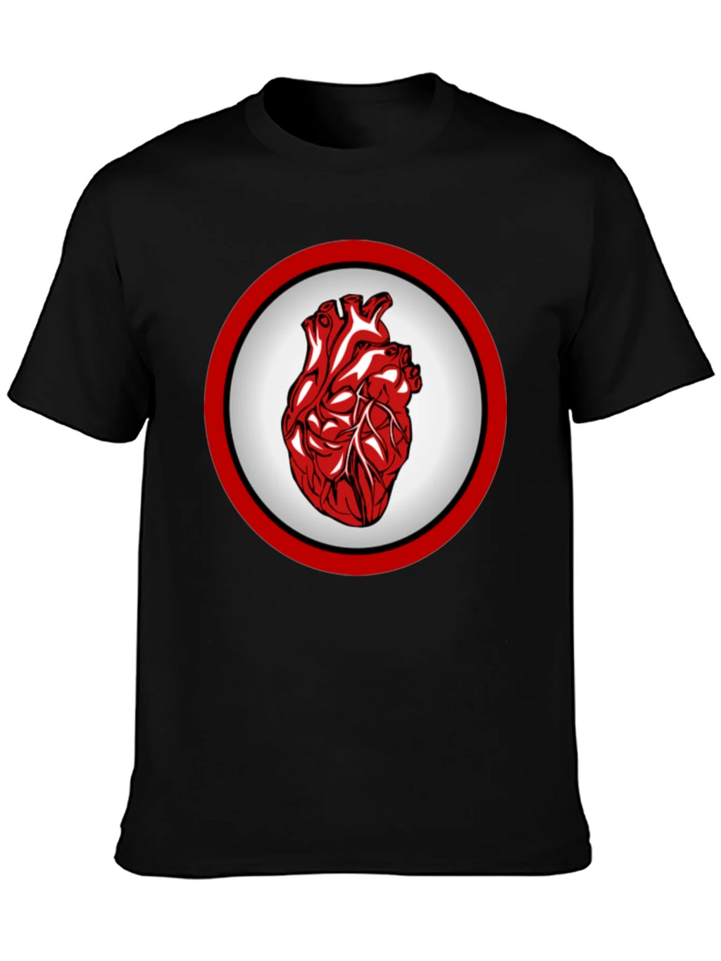 Anatomical Heart Graphic Tee - Bold Design product image 3