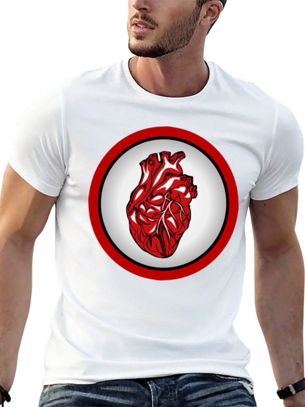 Anatomical Heart Graphic Tee - Bold Design product image 12