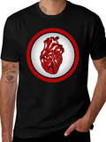 Anatomical Heart Graphic Tee - Bold Design product image 1