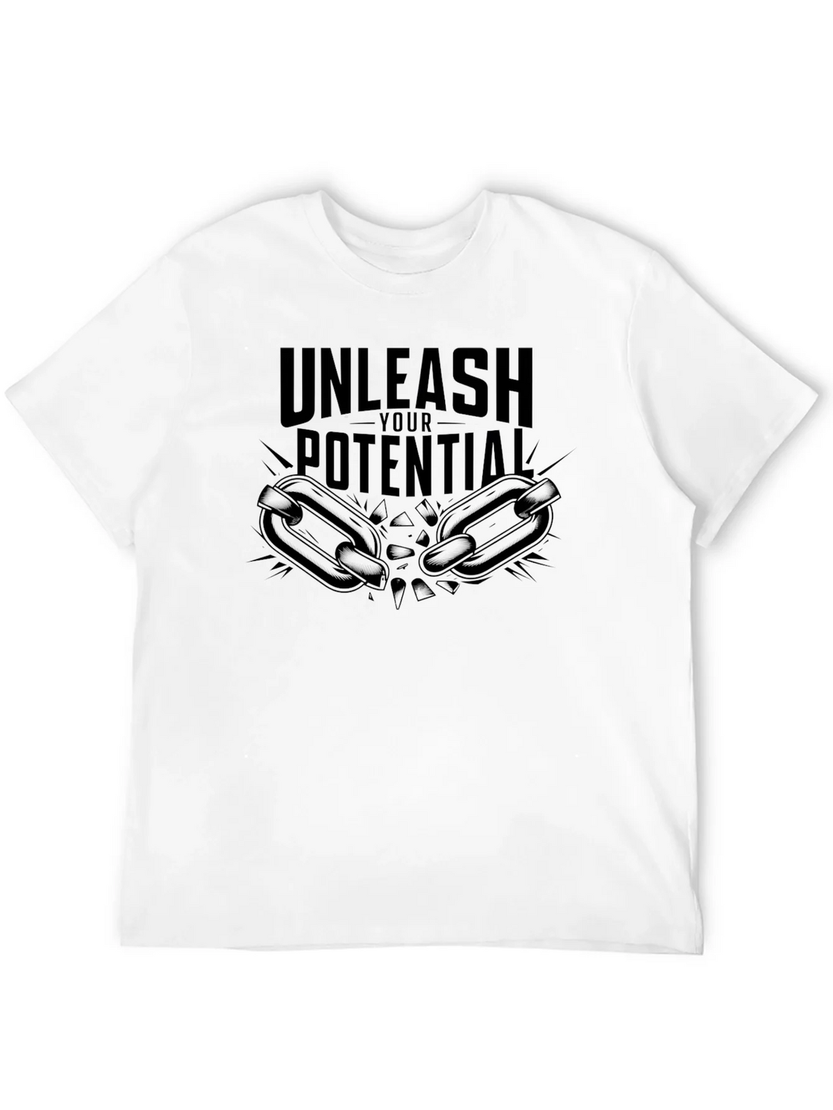 Unleash Your Potential Black Graphic Tee product image 11
