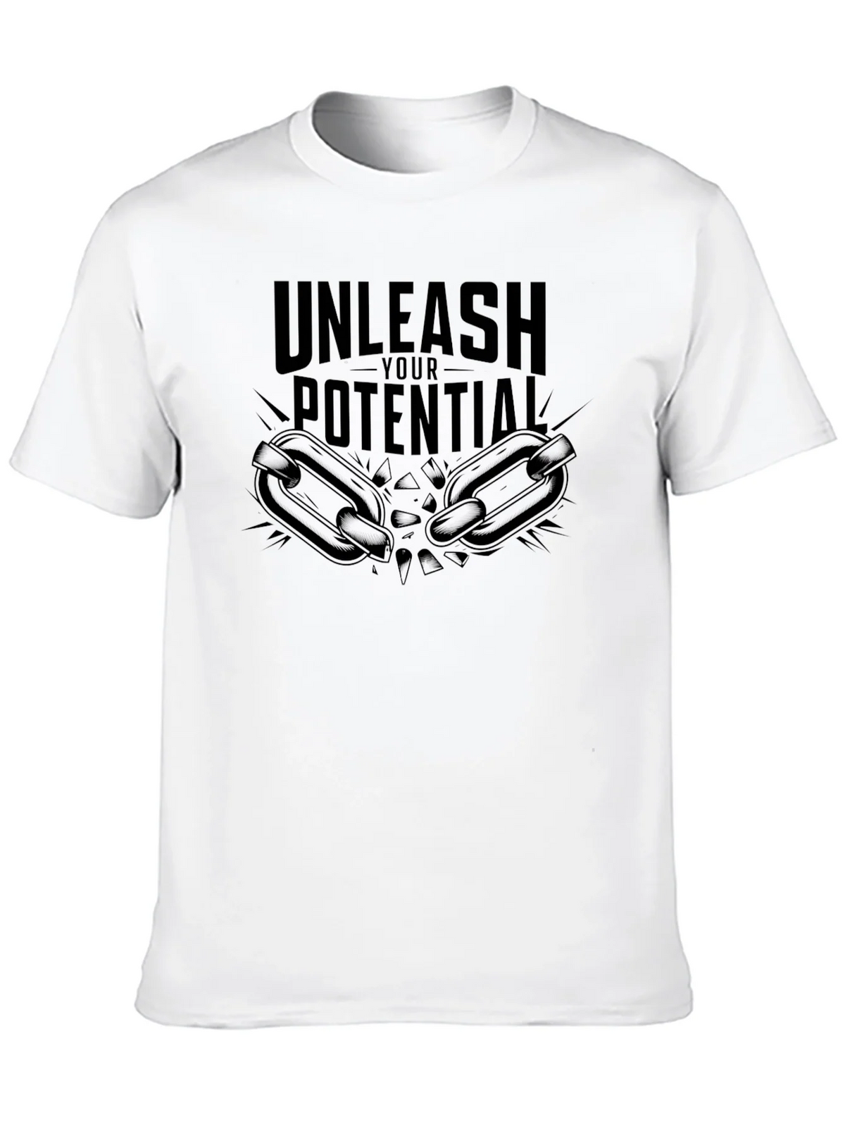 Unleash Your Potential Black Graphic Tee product image 9