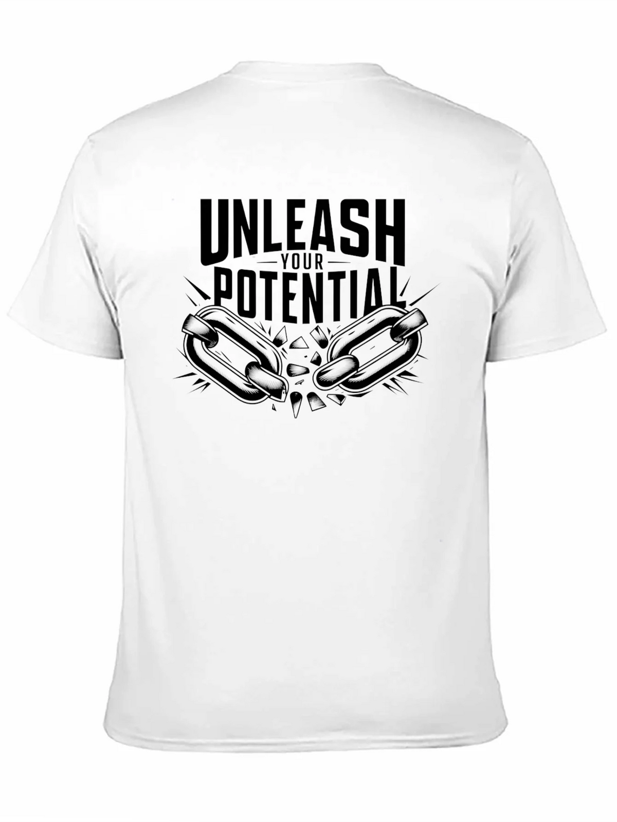 Unleash Your Potential Black Graphic Tee product image 10