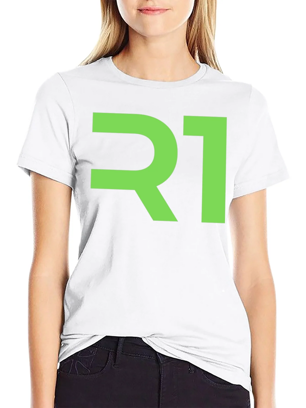 Modern R1 Graphic Tee - Black Cotton Blend product image 8