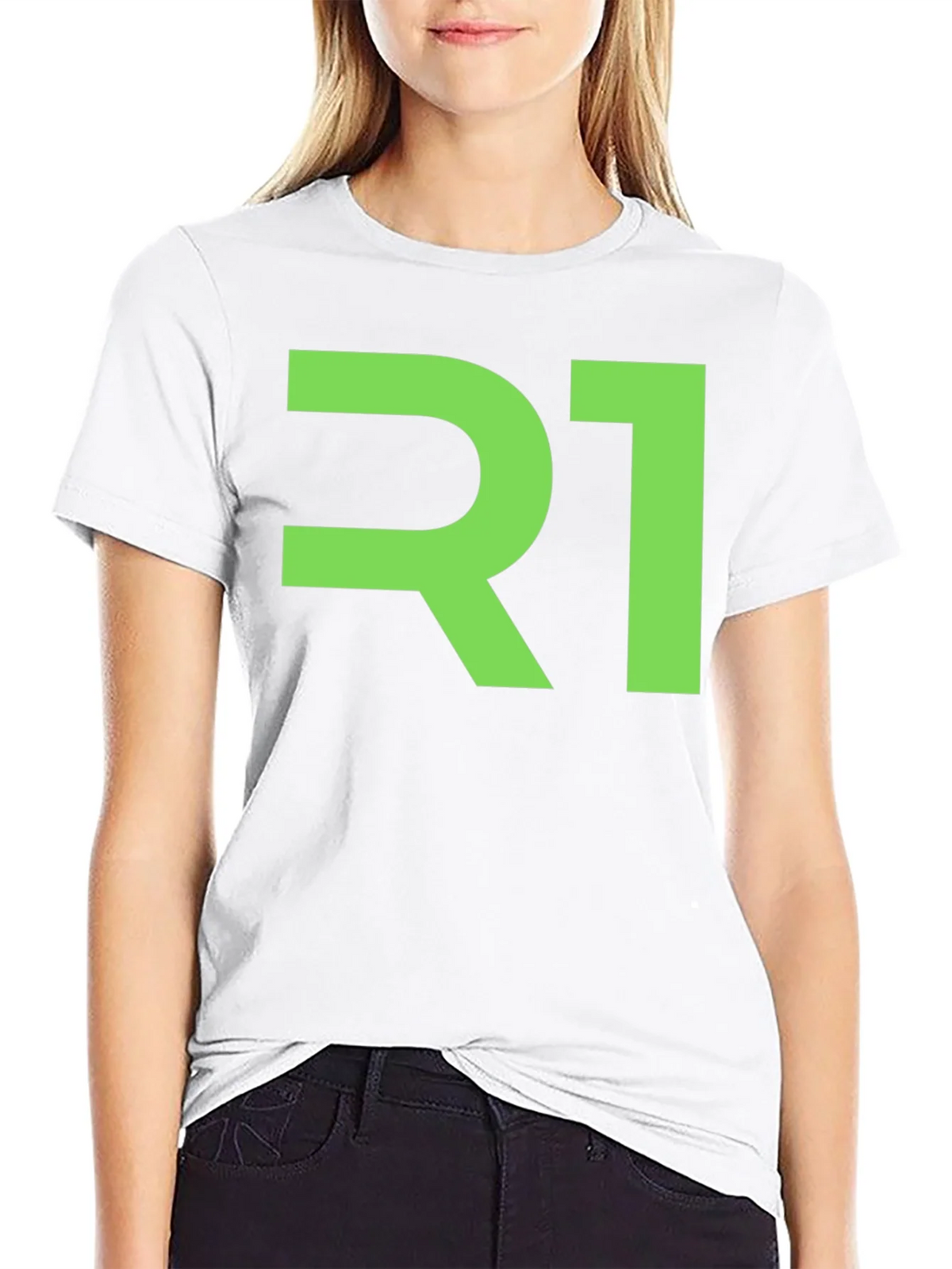 Modern R1 Graphic Tee - Black Cotton Blend product image 8