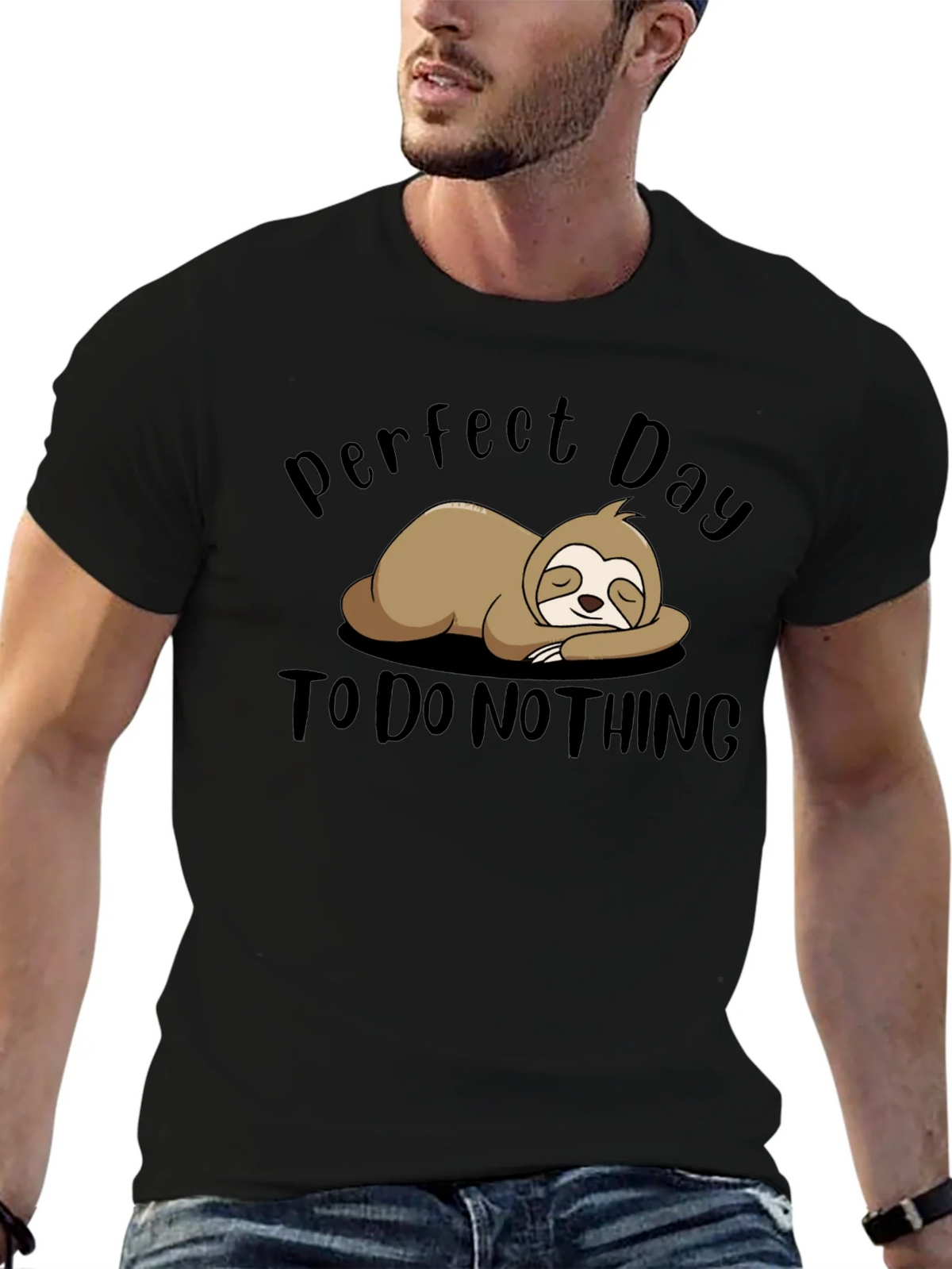 Perfect Day Sloth T-Shirt - Relaxed Comfort product image 6