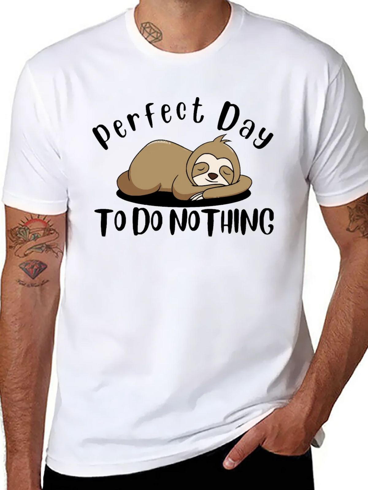 Perfect Day Sloth T-Shirt - Relaxed Comfort product image 7