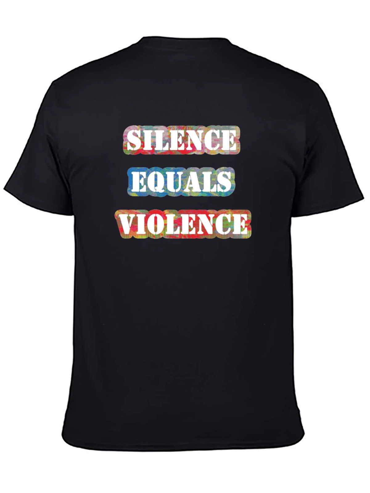 Silence Equals Violence Graphic Tee - Black product image 4
