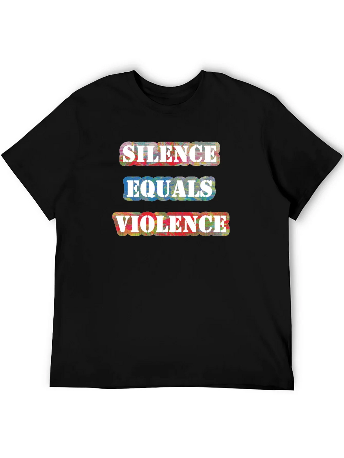 Silence Equals Violence Graphic Tee - Black product image 5