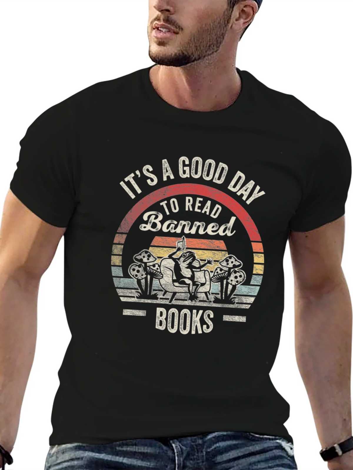 Its a Good Day to Read Banned Books Graphic T-Shirt product image 6