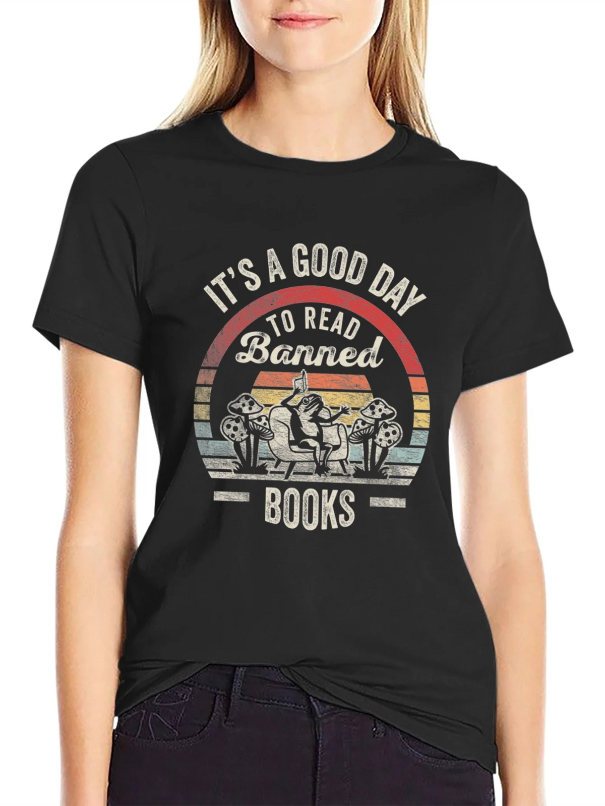 Its a Good Day to Read Banned Books Graphic T-Shirt product image 2