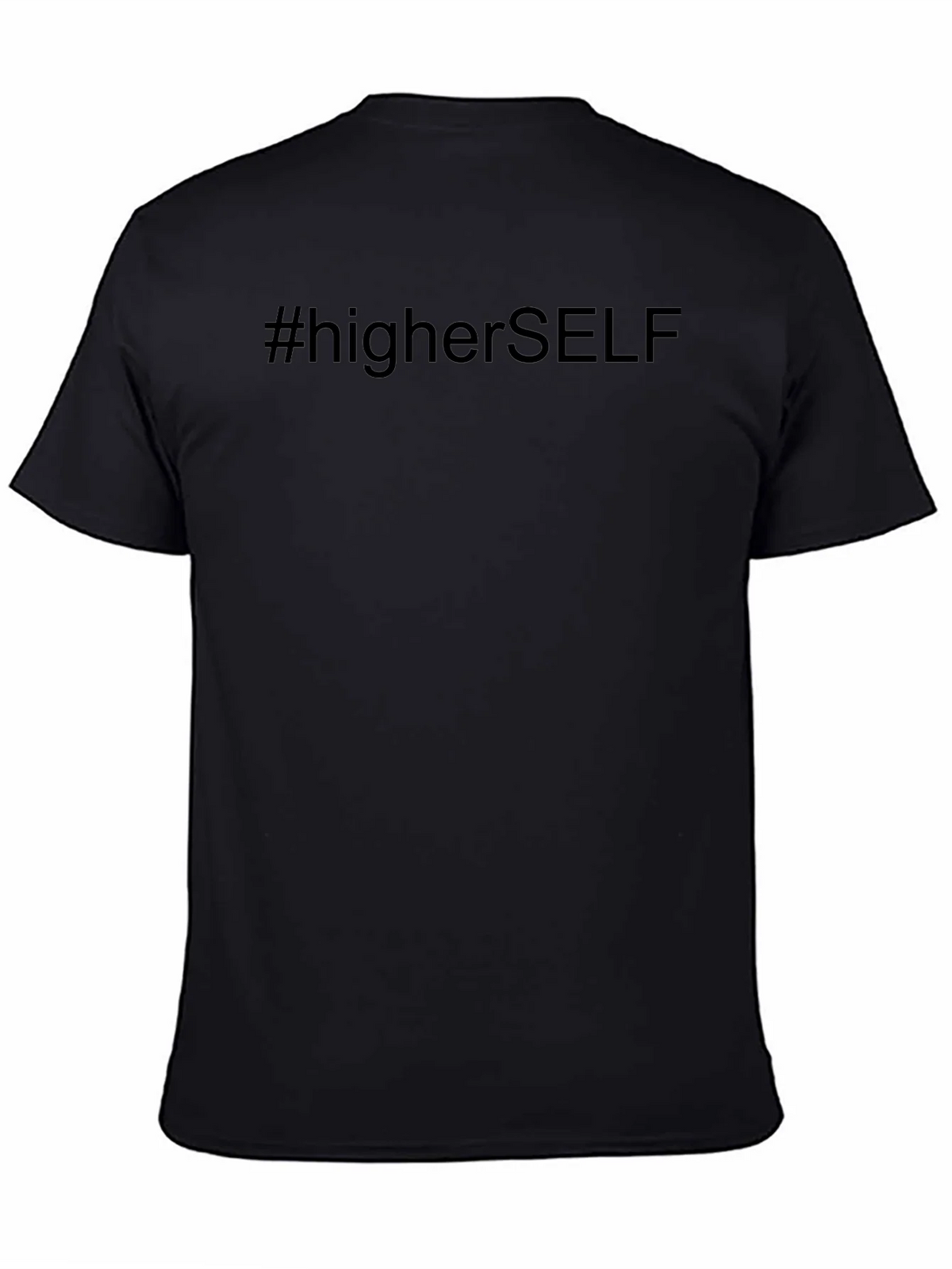 #higherSELF Black Graphic Tee - Mens Casual T-Shirt product image 4
