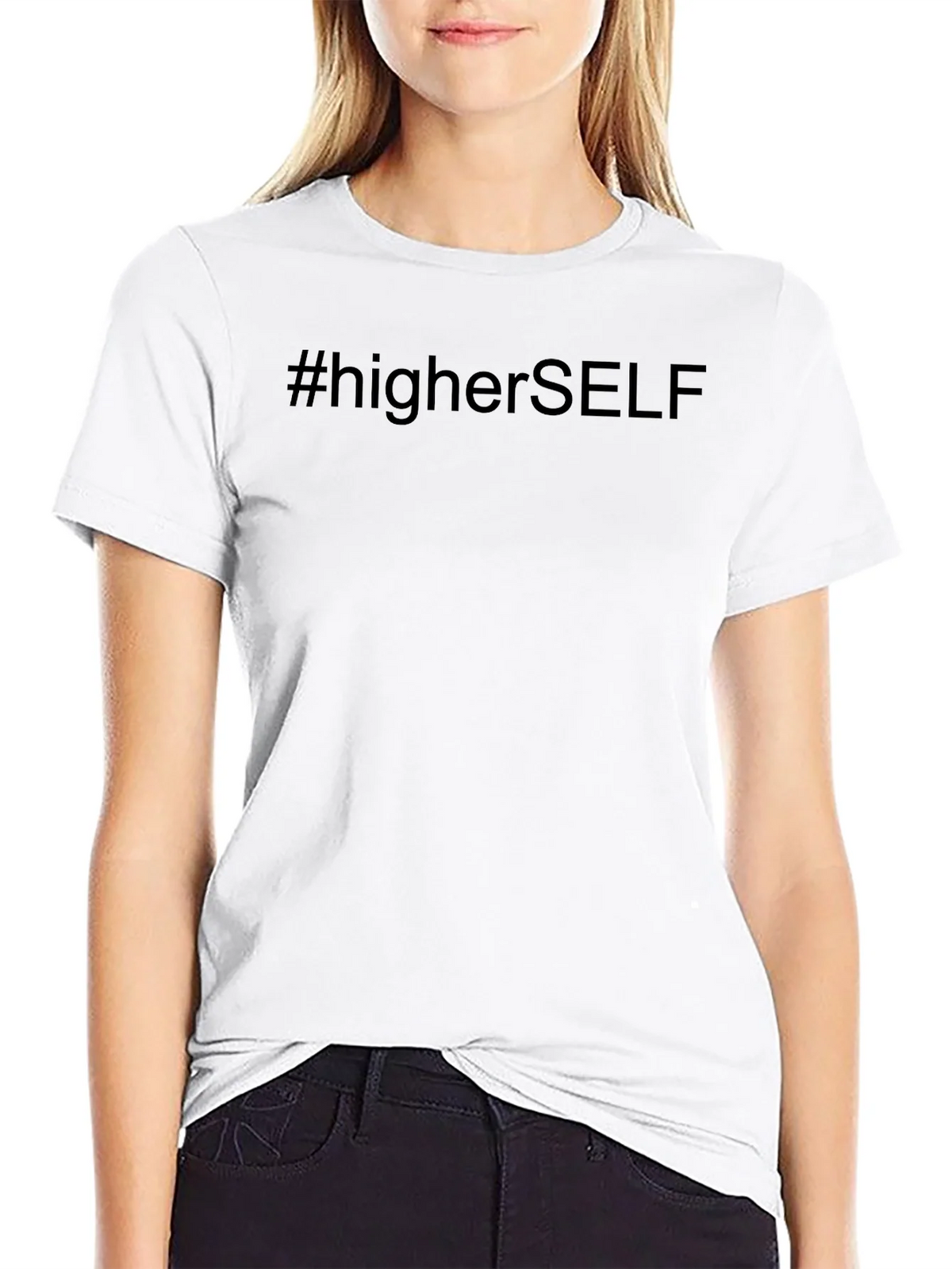 #higherSELF Black Graphic Tee - Mens Casual T-Shirt product image 8