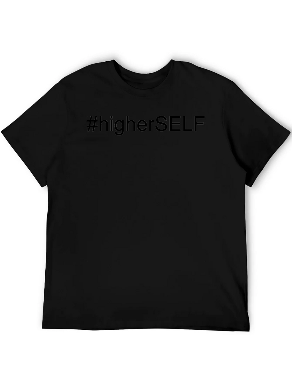 #higherSELF Black Graphic Tee - Mens Casual T-Shirt product image 5