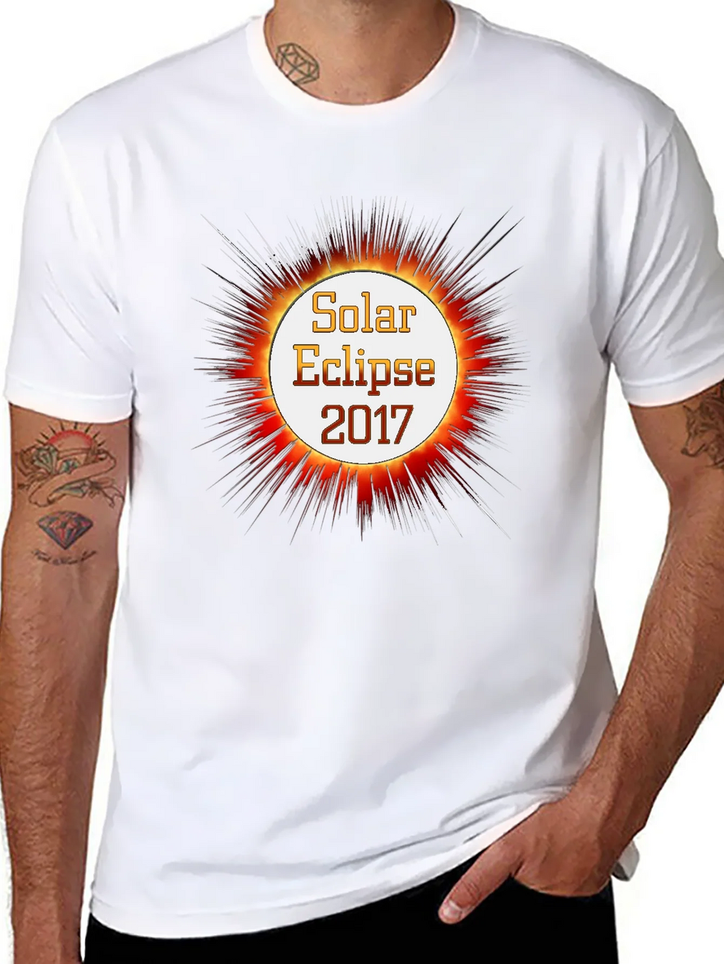 Solar Eclipse 2017 T-Shirt - Unique Graphic Tee product image 7