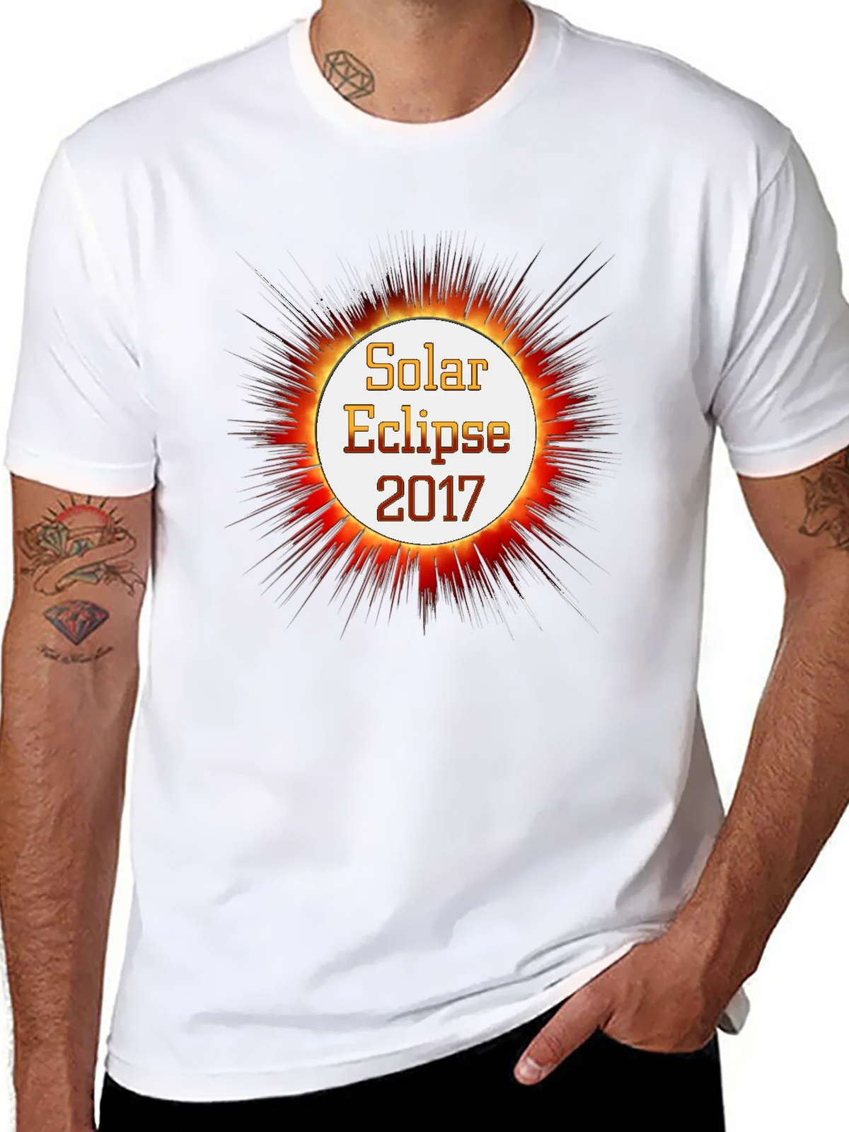 Solar Eclipse 2017 T-Shirt - Unique Graphic Tee product image 7