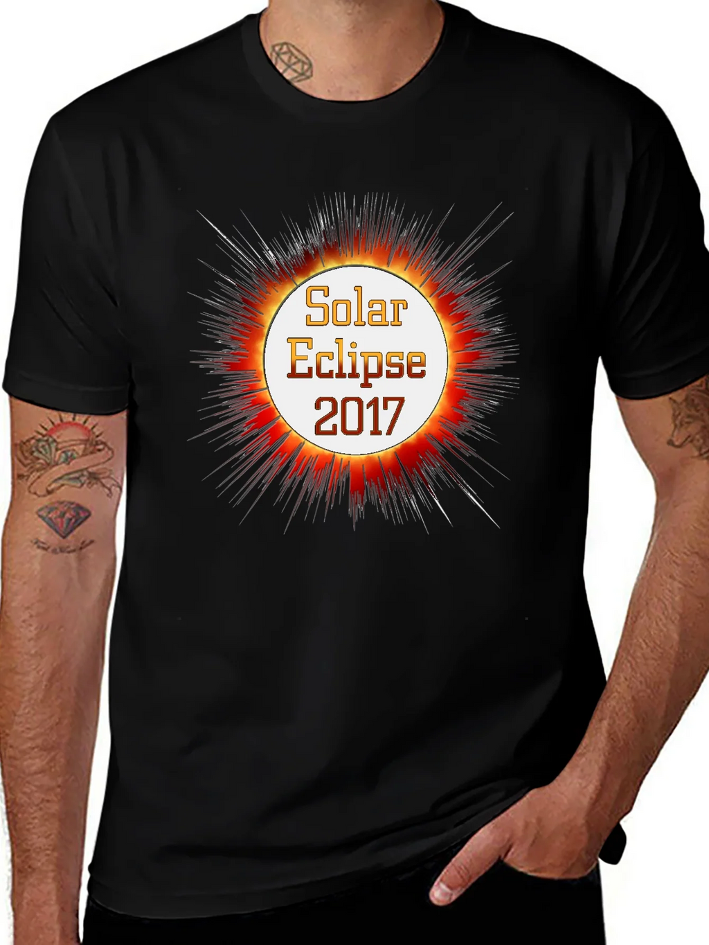 Solar Eclipse 2017 T-Shirt - Unique Graphic Tee product image 1