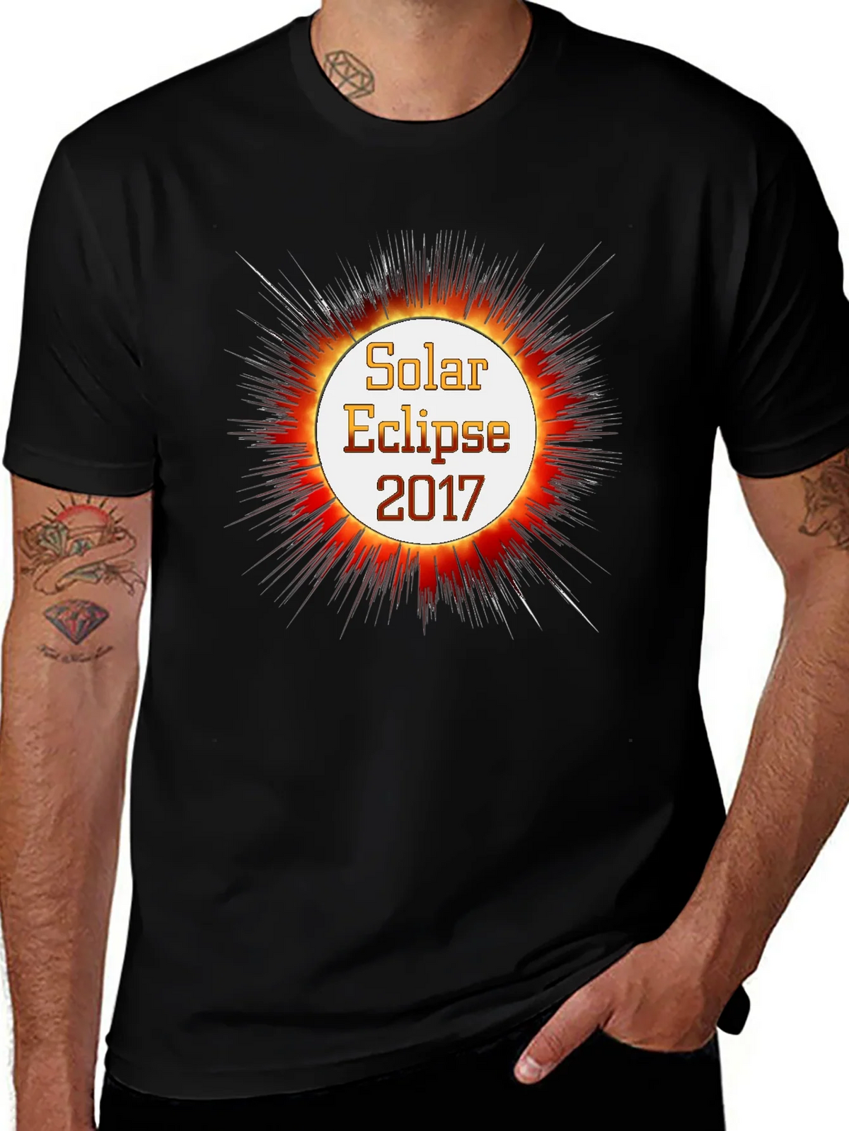 Solar Eclipse 2017 T-Shirt - Unique Graphic Tee product image 1