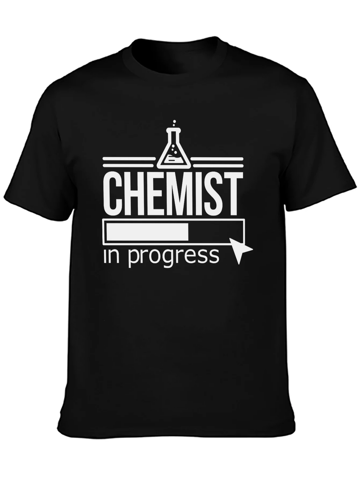 Chemist In Progress Black T-Shirt product image 3
