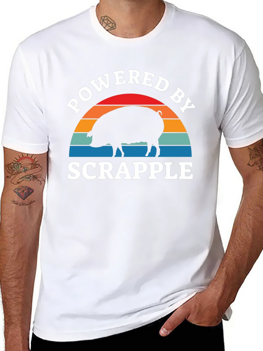 Powered by Scrapple T-Shirt product image 7